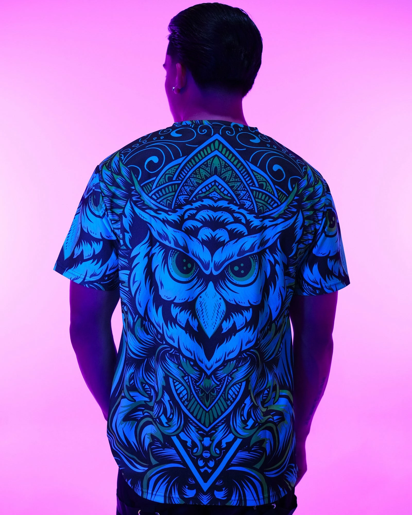 Jarmoo Green Night Owl Tee 4 Jarmoo Green Night Owl Tee - Image 2