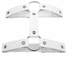 AE 1pc Miss Behaved Dual-Strap Faux Leather O-Ring Leg Garter -ravewonder store White 8f26e1a3 9b44 49d5 a856 34d99858f733