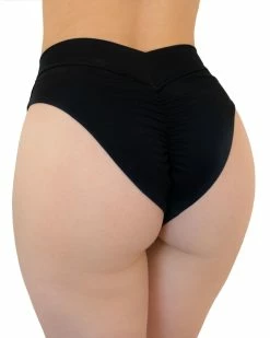 Shark Black Matte Solid Scrunch Back Booty Shorts 14 Shark Black Matte Solid Scrunch Back Booty Shorts -ravewonder store black2 1