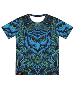 Jarmoo Blue Night Owl Tee -ravewonder store blue 989a4106 ede8 4bc9 a4b6 578423a43998