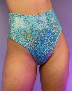 J. Valentine Holographic Shatter High Waist Bottoms