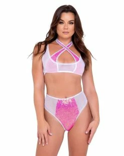 Roma Pink Sugar Nova Two-Tone Bottoms -ravewonder store ezgif 1 b51b76df78 2 cb7b7496 8c1f 4a88 9acc 8f158cd37196