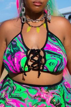 Rolita Couture Acid Waves Lace-Up Top 13 Rolita Couture Acid Waves Lace-Up Top -ravewonder store ezgif 1 e43e18ec6d