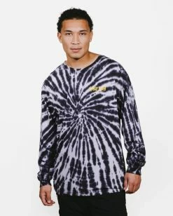 Space Yacht Welcome To Hell Black Cloud Tie Dye Tee -ravewonder store ezgif 5 28618deaa5