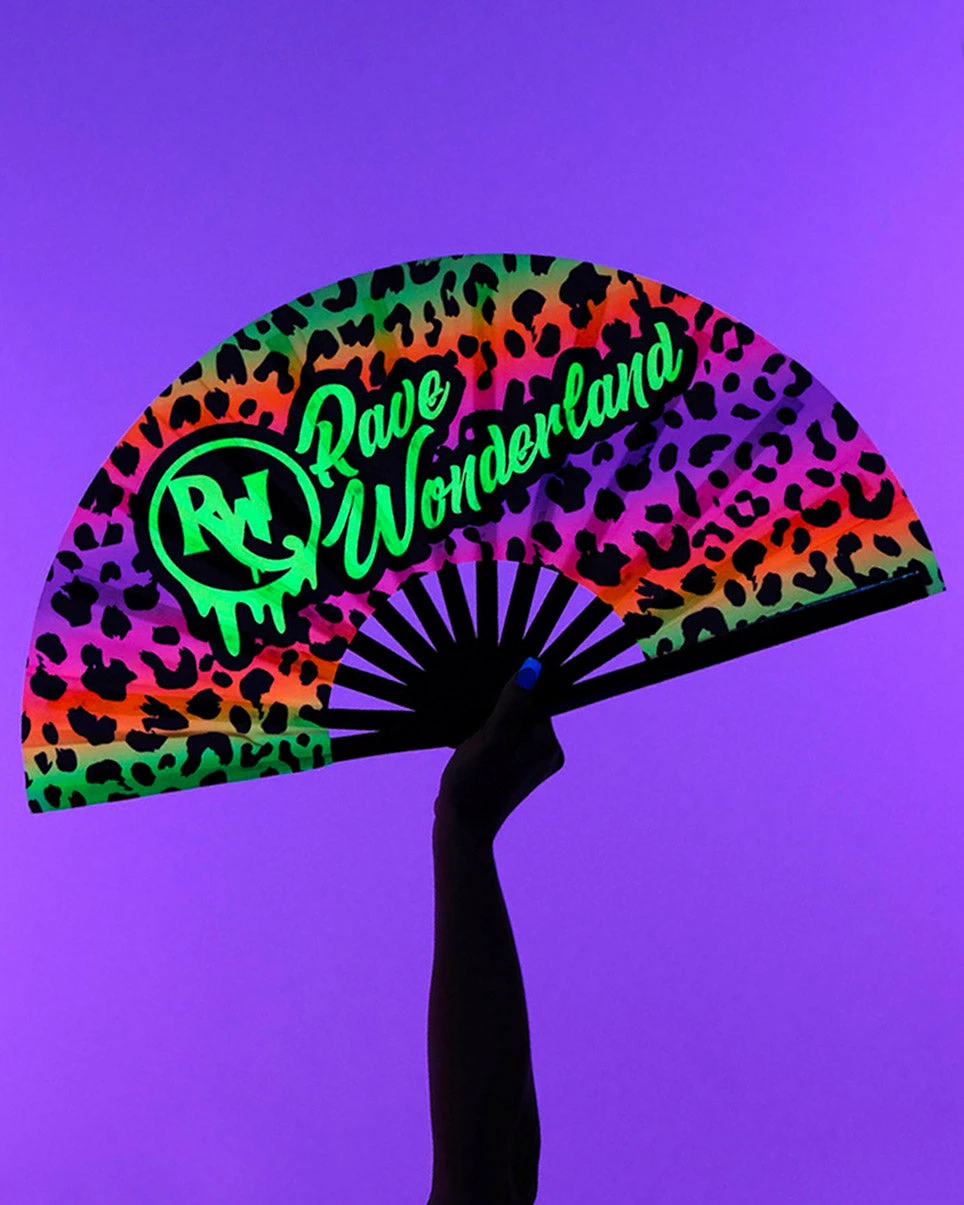 Rave Wonderland Acid Jungle Limited Edition RW Oversized Fan 1 Rave Wonderland Acid Jungle Limited Edition RW Oversized Fan