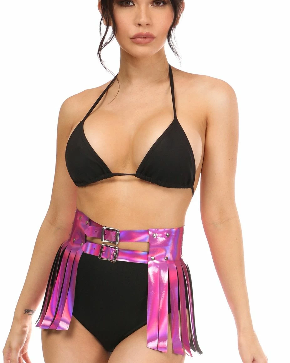 Daisy's Corsets Fuchsia Feelz Fringe Skirt 5 Daisy's Corsets Fuchsia Feelz Fringe Skirt - Image 5