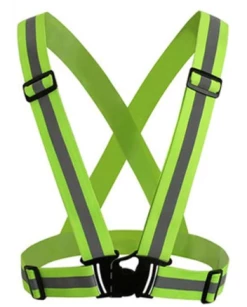 AE Danger Zone Neon Reflective Buckle Vest -ravewonder store green