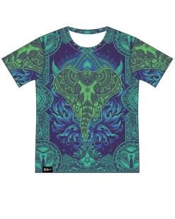 Jarmoo Green Ancient Roots Tee -ravewonder store green 52e6519e 4d21 432e 864e 6679ba0ddb27