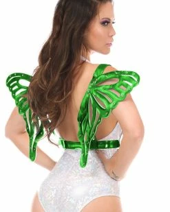 Daisy's Corsets Green Envy Fairy Wings -ravewonder store newitem 5939