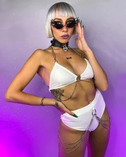 OhYes Fashion Say A Prayer Cascading Chain High Waist Bottoms -ravewonder store p1 8da53096 b791 4130 b5d9 ccaabfc1428f