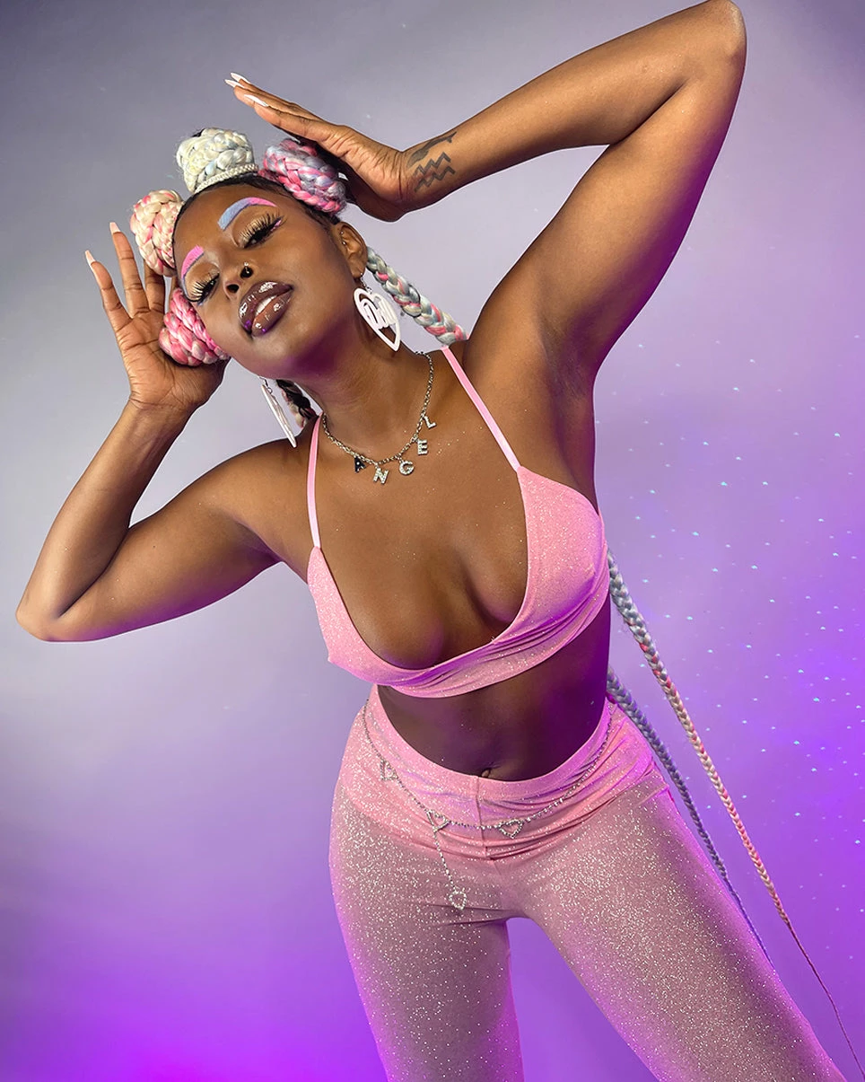 OhYes Fashion Urban Nights Sparkle Mesh Flare Bottoms 15 OhYes Fashion Urban Nights Sparkle Mesh Flare Bottoms - Image 13