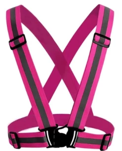 AE Danger Zone Neon Reflective Buckle Vest -ravewonder store pink