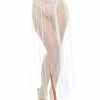 Leg Avenue Goddess Multi Slit Sheer Skirt