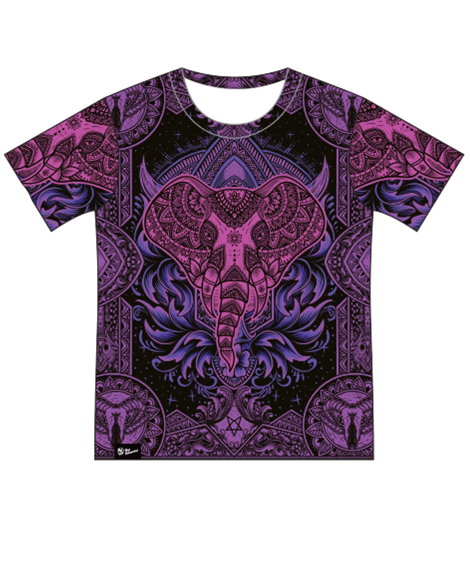 Jarmoo Purple Ancient Roots Tee 5 Jarmoo Purple Ancient Roots Tee - Image 3