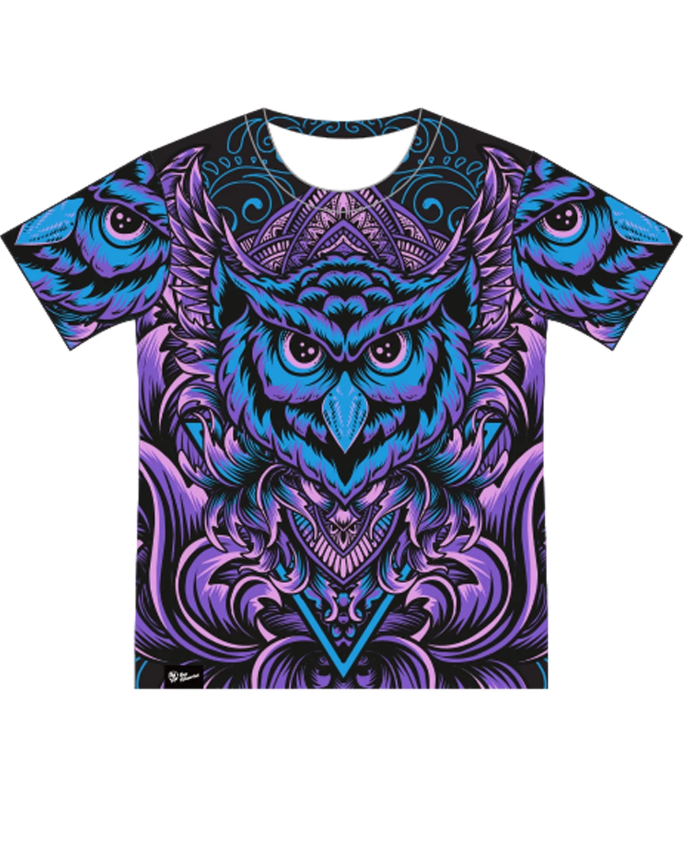 Jarmoo Purple Night Owl Tee 5 Jarmoo Purple Night Owl Tee - Image 3