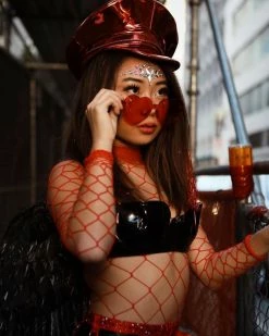 Leg Avenue Long Sleeve Fishnet Bodysuit -ravewonder store red eb597047 864d 49c9 a5b8 9bf8250ac2fa