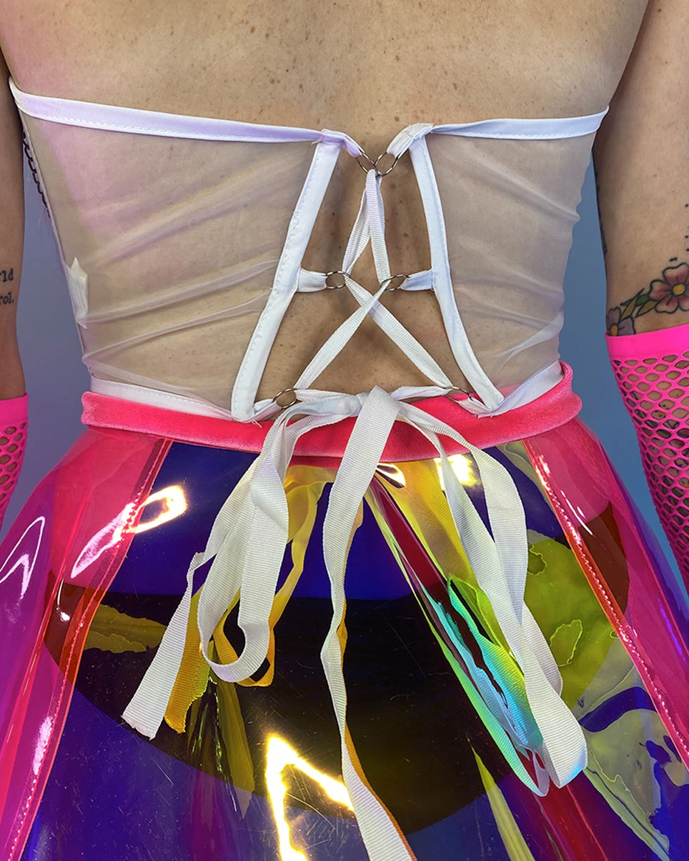 AE Chained And Ribbed Underboob Corset 5 AE Chained And Ribbed Underboob Corset - Image 5