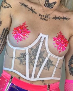 AE Chained And Ribbed Underboob Corset